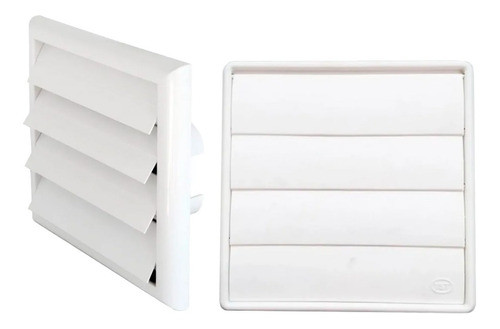 Rejilla Persiana Movil Plastica Tst 4 O 6 Pulgadas Blanca 0