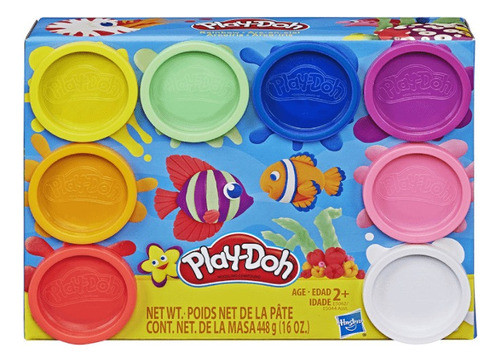 Massinha De Modelar Play-doh 8 Potes Hasbro 0