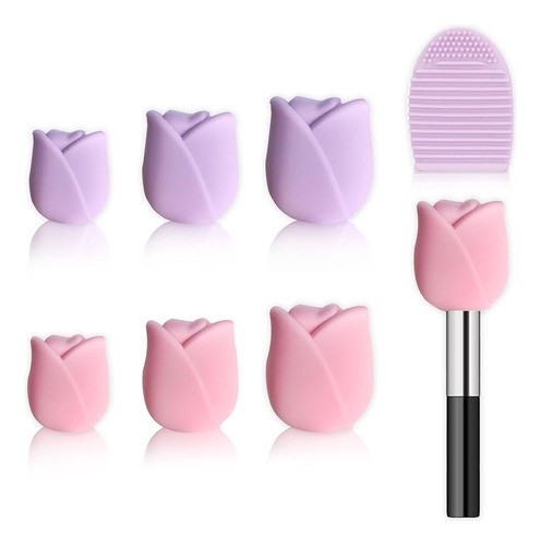 Paquete De 6 Soporte Para Brochas De Maquillaje Tamaño 3 Bro 0