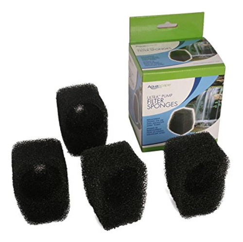 Aquascape 91035 Kit De Esponja De Filtro De Repuesto (4) Par 0