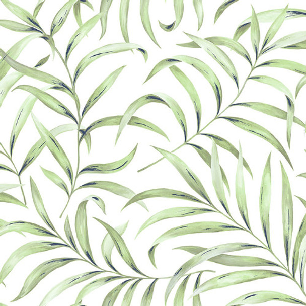 Empapelado Vinilizado 5614 Viva La Casa Hojas Verde 0