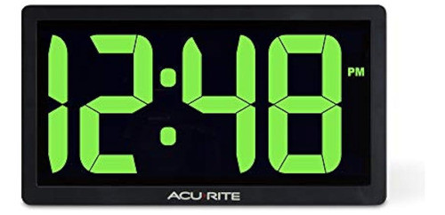 Reloj Digital Led De 10 Pulgadas Acurite 75112m Con Brillo D 0