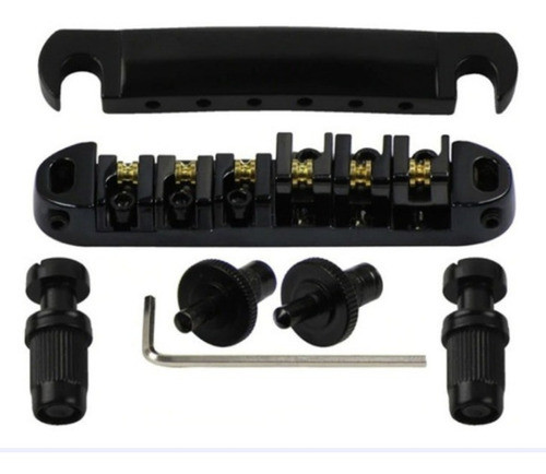 Ponte Guitarra C/ Roller E Trava Chrome Les Paul Sg Cod 123 0