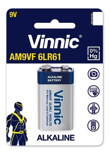Batería Alcalina 9v - Electroimporta 0
