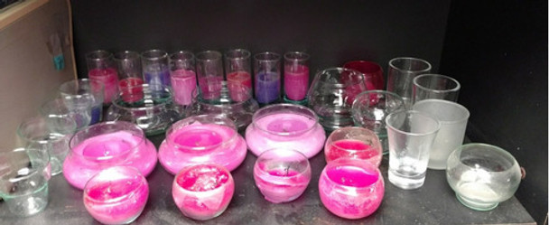 Lote De 30 Vasitos Y Peceritas De Vidrio Variado. Oferta 0