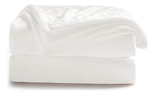 Manta De Forro Polar De La Cama Tamaño De La Manta Blanca Li 0