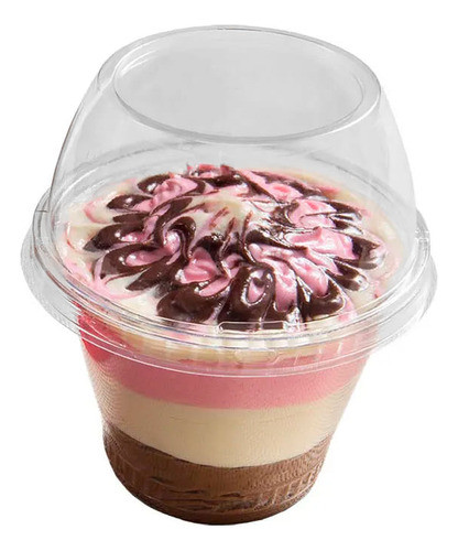 Pote Redondo Com Tampa Bolha 250ml C/25un G677 Galvanotek Ga 0