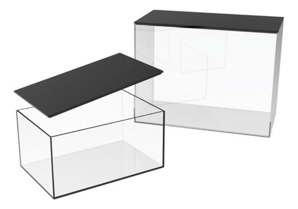 Caja Acril Con Tapa, Vitrina/contenedor Cta-253005 0