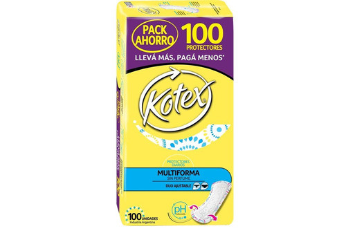 Kotex Multiforma Ph Balan Sin Perfume 100uni 0