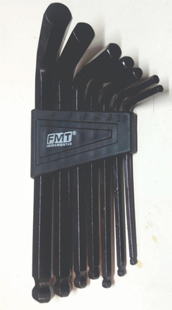 Juego De Llave Allen Corta 7 Piezas Fmtmce7 2.5 A 10mm 0