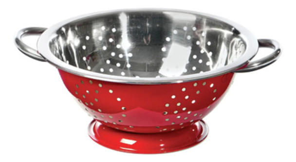 Colador Metal Con 2 Asas 24 Cm Diámetro X 12cm Altura 0