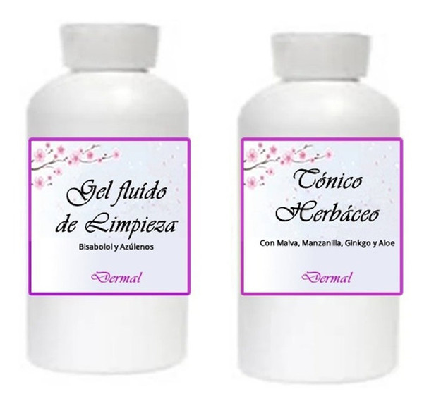 Kit Limpieza Gel + Tónico Desmaquilla Elimina Impurezas 0