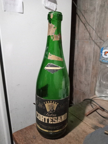 1/2-antigua Botella Vacia Sidra Cortesano 930 C3 0
