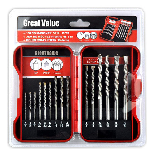 Kit De Brocas De Grado Profesional, 15pcs 0