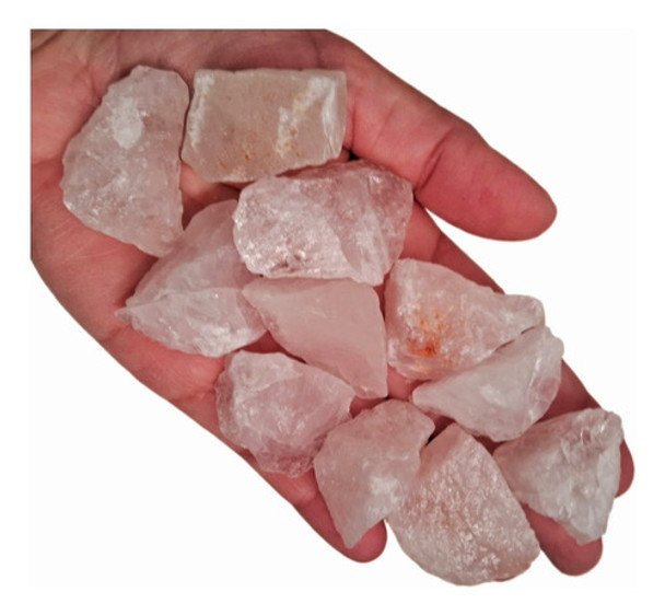 Cuarzo Rosa Piedra Del Amor Natural En Bruto Energética 0