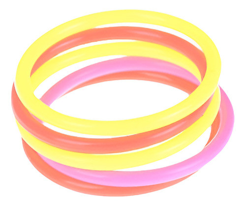 5pcs Lanzamiento Anillos Círculo Alboroto Juego Divertido La 0