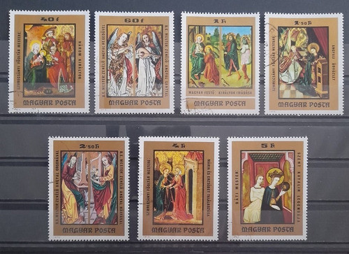 Estampillas Hungria,arte, Cuadros, Pinturas S/cta 1973 0