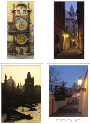 Postales X 8 Praga 0