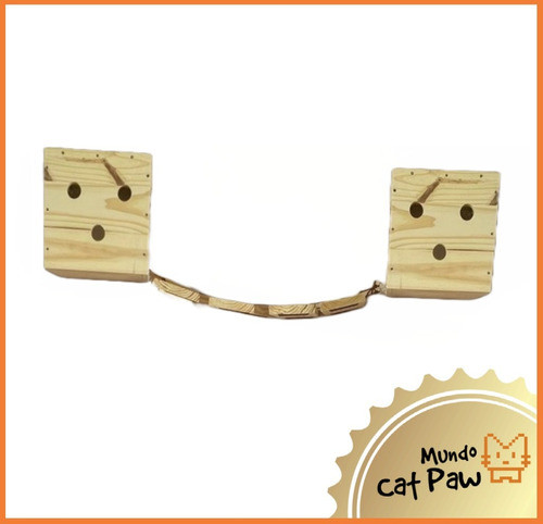 Combo Aereo Gimnasio Para Gatos Pared 0