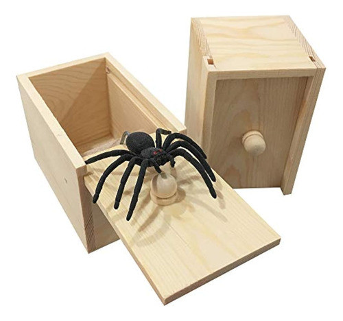 Parnixs - Caja Con Araña De Goma Para Bromas, Caja 0
