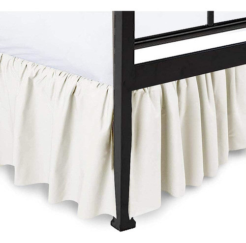 ~? Falda De Cama Con Volantes Con Esquinas Divididas, King D 0