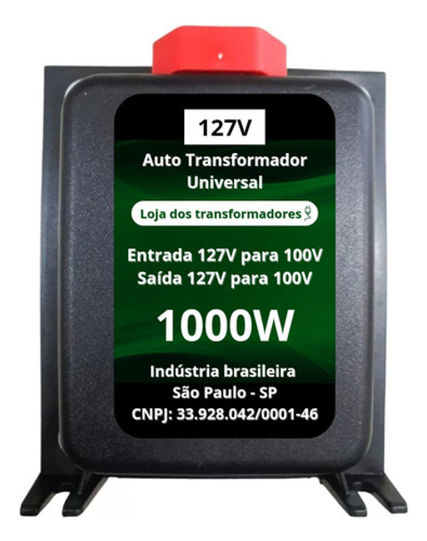 Transformador 127v Para 100v 1000w 0