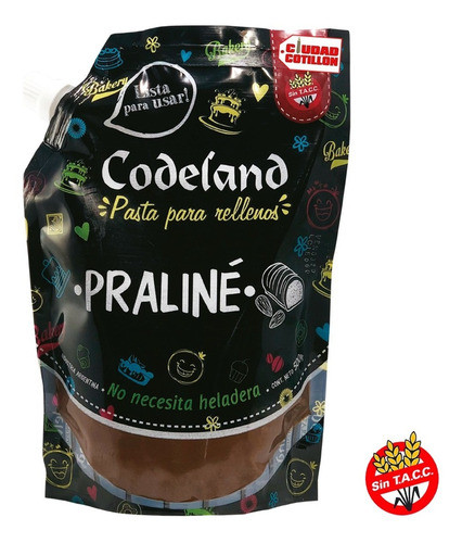 Relleno De Praliné Codeland 500g - Ciudad Cotillón 0