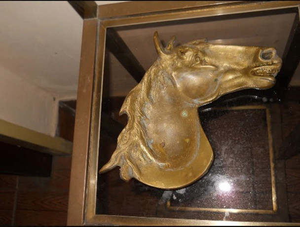 Cenicero De Bronce Caballo Adorno 0 Cenicero De Bronce Caballo Adorno 0