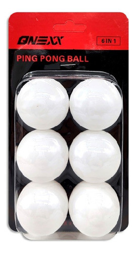 Pack De 6 Pelotas De Ping Pong Calidad Premium 0