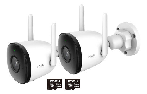 Kitx2 Cámara De Seguridad Wifi Imou Ip Exterior +64gb 0