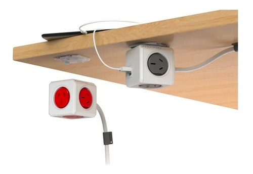 Prolongador Eléctrico 4 Tomas 220v Y 2 Usb Power Cube 1,5mt 0
