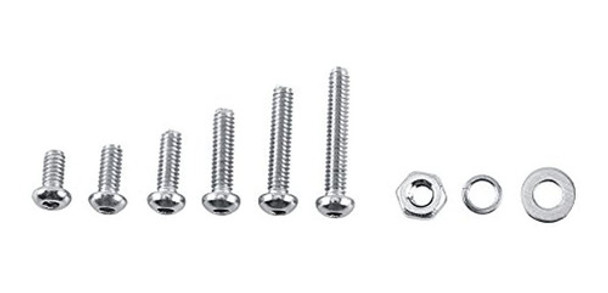 Paquete De 600 Tornillos Hexagonales M2 304 De Acero Inoxida 0