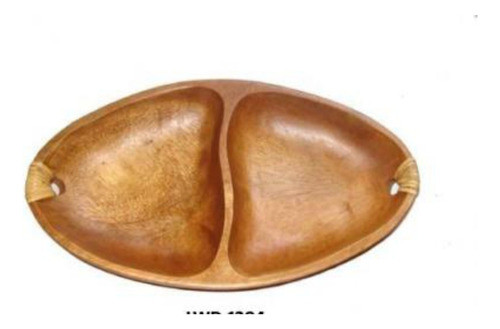 Copetinero Oval En Madera 0