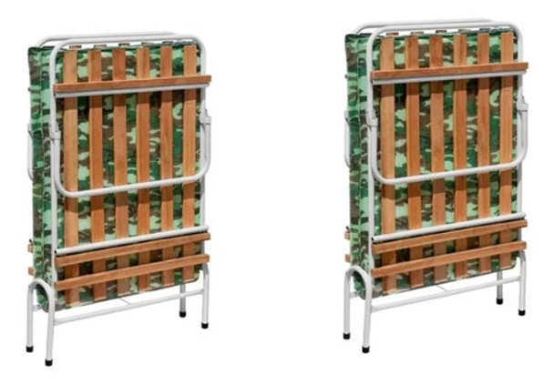 Berço Cama Dobrável De Acampamento Pescaria Portátil - Kit 2 0