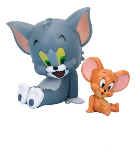 Tom Y Jerry Gato Y Ratón Mini Figuras Animé Muñecos Juguete 0