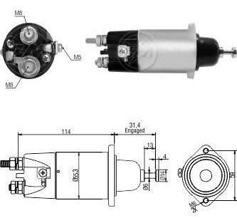 Aut Arranque Mitsubishi Canter 24v C/mitsubishi 0