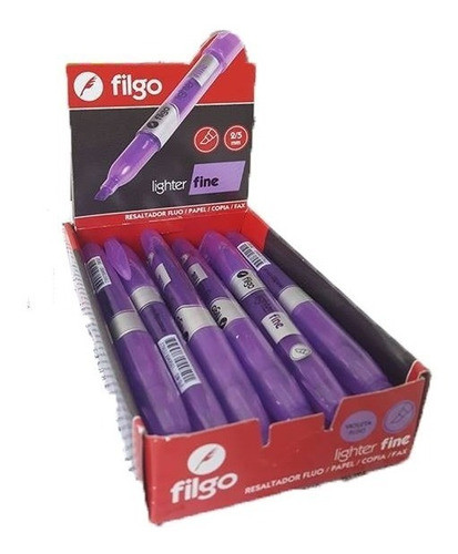 Resaltadores Filgo X12 Unidades Violeta (1222437) 0