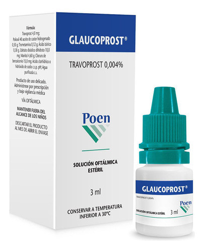 Solución Oftálmica Estéril Glaucoprost X 3 Ml Solución Oftál 0