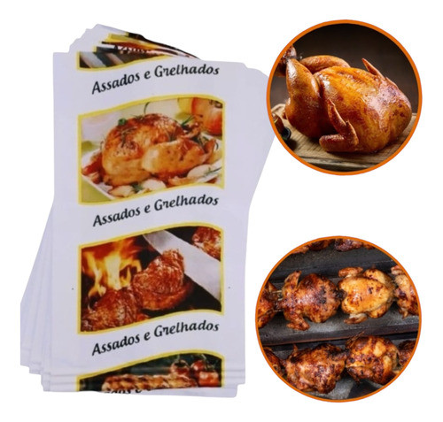 Saco Termico Frango Asssado Embalagem 50 Un Carnes Grelhados 0