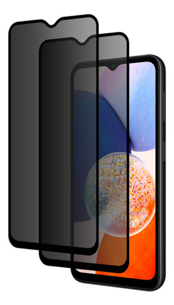 Kit 2x Películas 3d Privacidade De Vidro Para Samsung A15 5g 0
