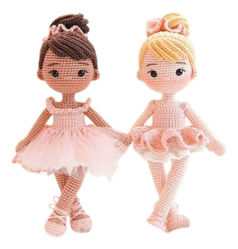 Patron Muñecas Bailarinas Amigurumis Crochet Guia Tutorial 0