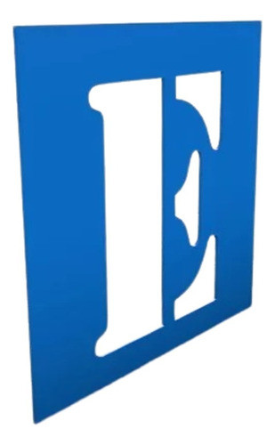 Stencil De Letras Y Numeros Plastico - 0 Al 10 0