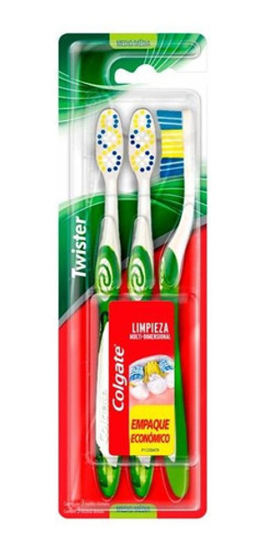 Pack X 6 Unid. Cepillo  Twister 3x2 1 Un Colgate Cepillos D 0