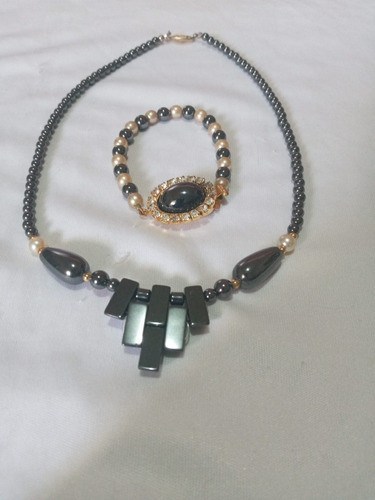 Collar Y Pulsera Hematite 0