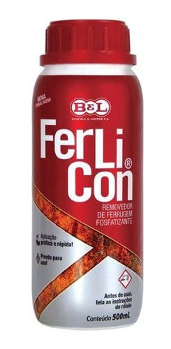 Ferlicon Removedor De Ferrugem Fosfatizante 500ml 0