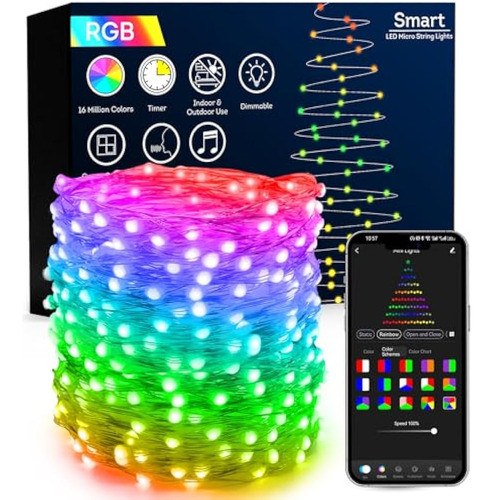 Brizled Guirnalda De Luces Inteligentes De 0