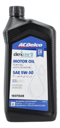 Acdelco 5w30 Dexos 2 - 1 L Acdelco 550030961 0