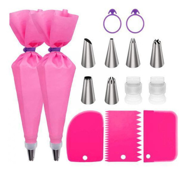 5 Conjunto De De Saco De Confeitar Para Decoração De Rosa 0