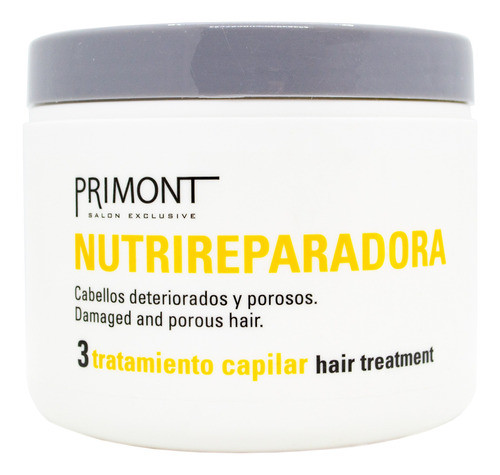 Primont Máscara Capilar Nutri Reparadora Pelo Poroso X 500g 0