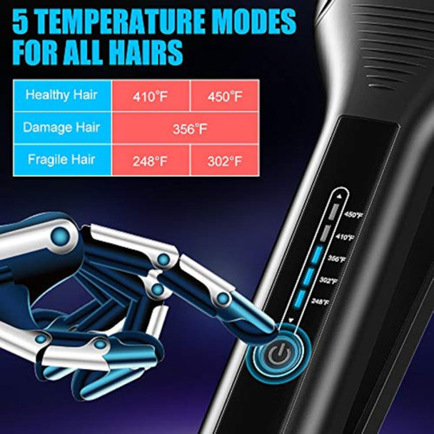 Bcway Plancha De Pelo Profesional, Plancha De 4 Bcway Plancha De Pelo Profesional, Plancha De 4